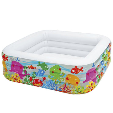 INTEX Clearview Aquarium Pool For Kids 5ft 2.5in x 5ft 2.5in x 1ft 7.5in